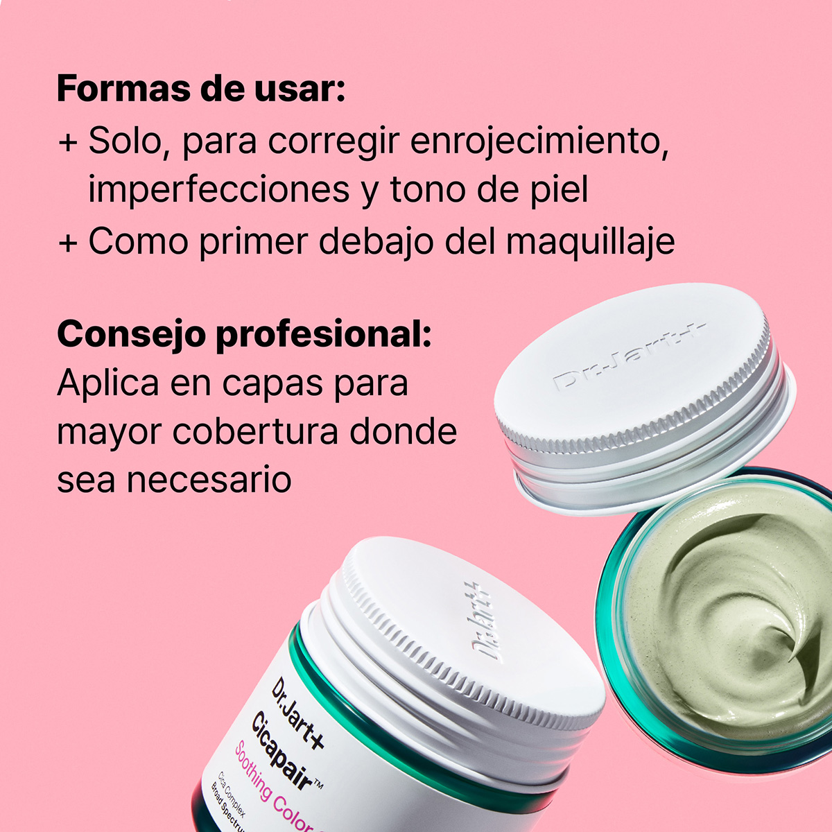 CICAPAIR&trade; SOOTHING COLOR CORRECTING TREATMENT SPF 30 WITH CENTELLA ASIATICA EXTRACTS (TRATAMIENTO CALMANTE CON COLOR)